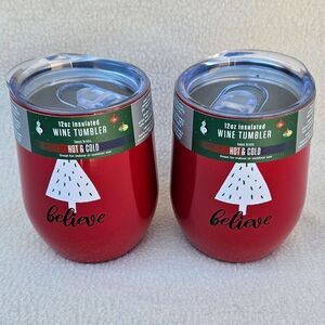 Cambridge Red Insulated Wine Tumblers Set Of 2
